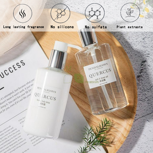 شامبو وبلسم ولوشن للجسم وجل استحمام وغسول لليدين من ماندرين أورينتال ٣٠٠ مل| PENHALIGON'S QUERCUS